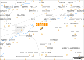 map of Gennes