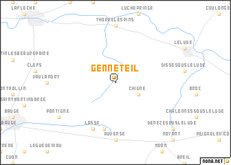 map of Genneteil