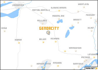 map of Genoa City