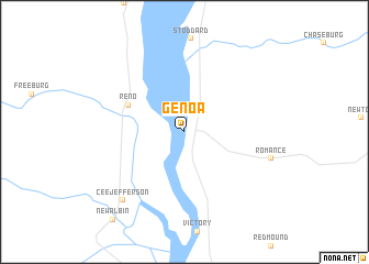 map of Genoa