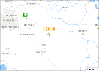 map of Genoa