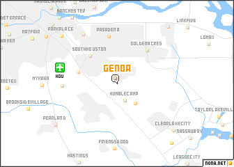 map of Genoa