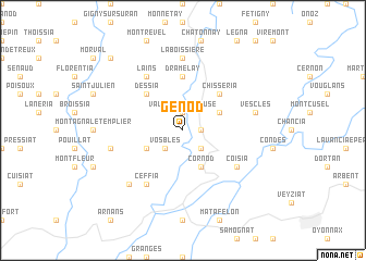 map of Genod