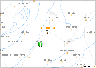 map of Genola