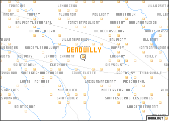 map of Genouilly