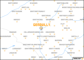 map of Genouilly