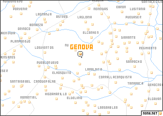 map of Génova