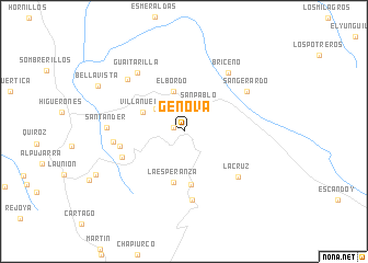 map of Genova