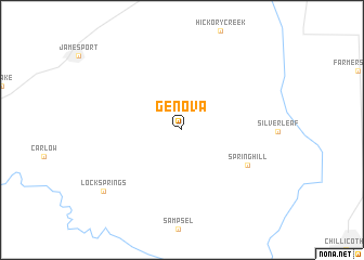 map of Genova