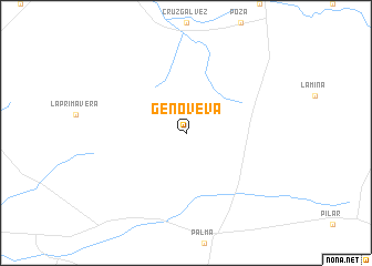 map of Genoveva