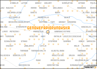 map of Genowefa Piorunowska
