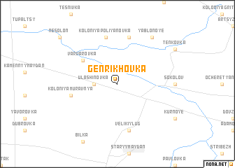 map of Genrikhovka