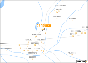 map of Genrūkā