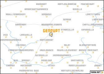 map of Genrupt