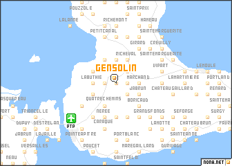 map of Gensolin