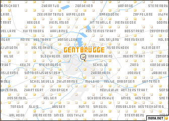 map of Gentbrugge