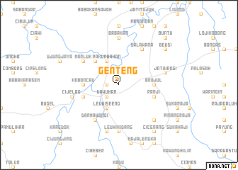 map of Genteng