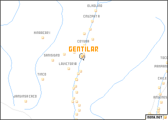 map of Gentilar