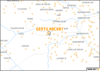 map of Gentilmachay