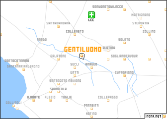 map of Gentiluomo