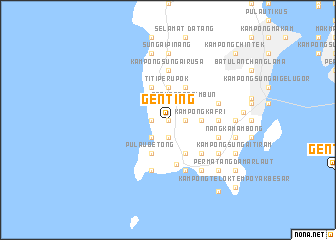 map of Genting