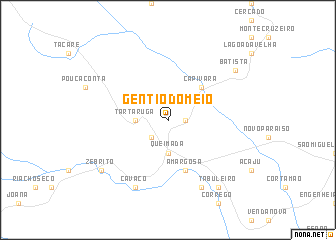 map of Gentio do Meio