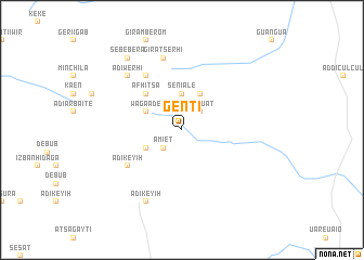 map of Gentī