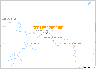 map of Gentry Crossing