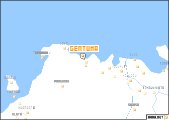 map of Gentuma