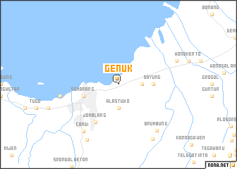 map of Genuk