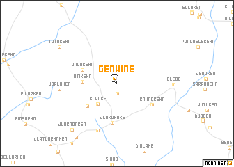 map of Genwine