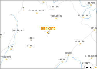 map of Genxing