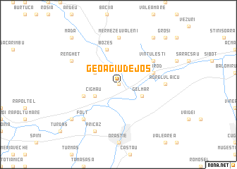 map of Geoagiu de Jos