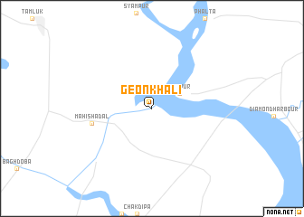 map of Geonkhāli