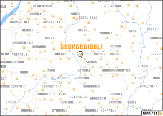 map of George Diobli