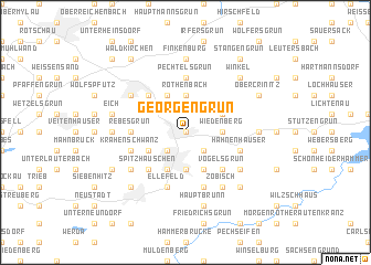 map of Georgengrün