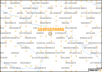 map of Georgenhaag