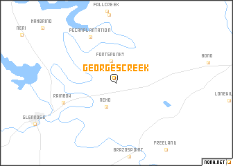 map of Georges Creek