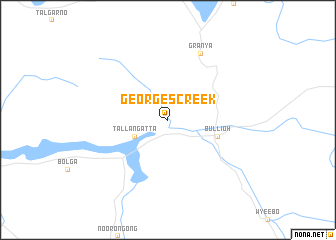 map of Georges Creek