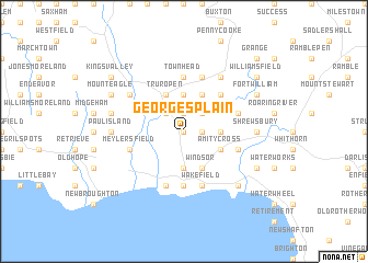 map of Georges Plain