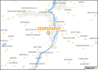 map of Georges Run