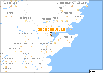 map of Georges-Ville