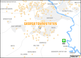 map of Georgetown Estates