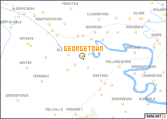 map of Georgetown