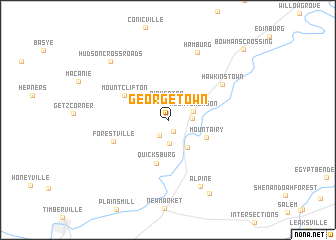 map of Georgetown