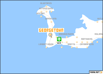 map of George Town