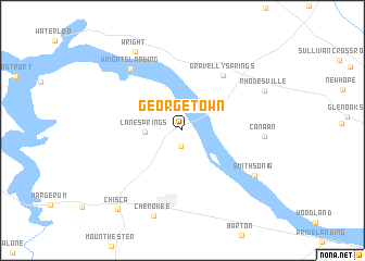 map of Georgetown