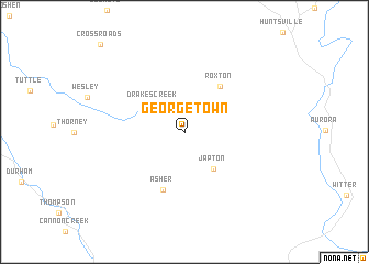 map of Georgetown