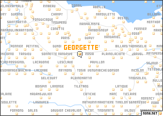 map of Georgette