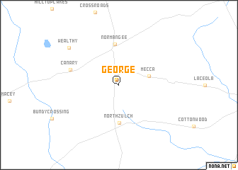 map of George
